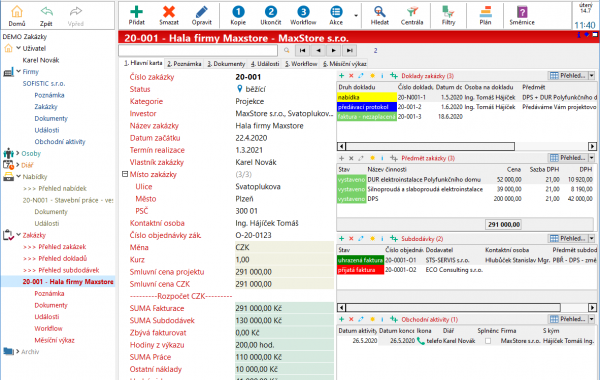 CRM pro projekci a inženýring