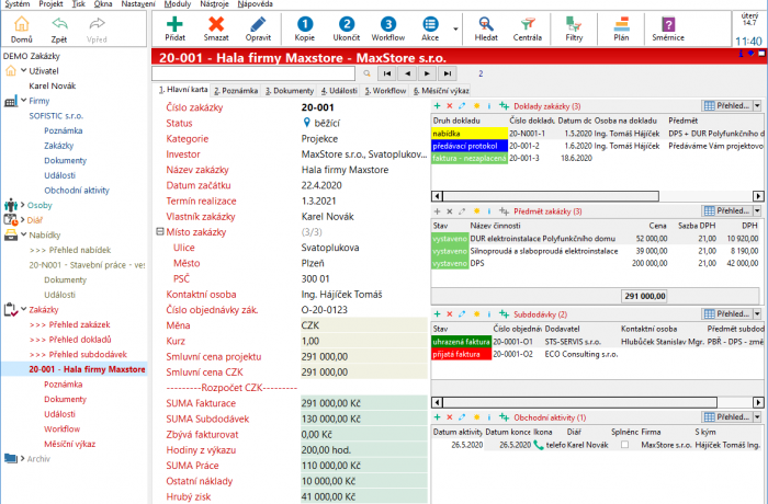 CRM pro projekci a inženýring